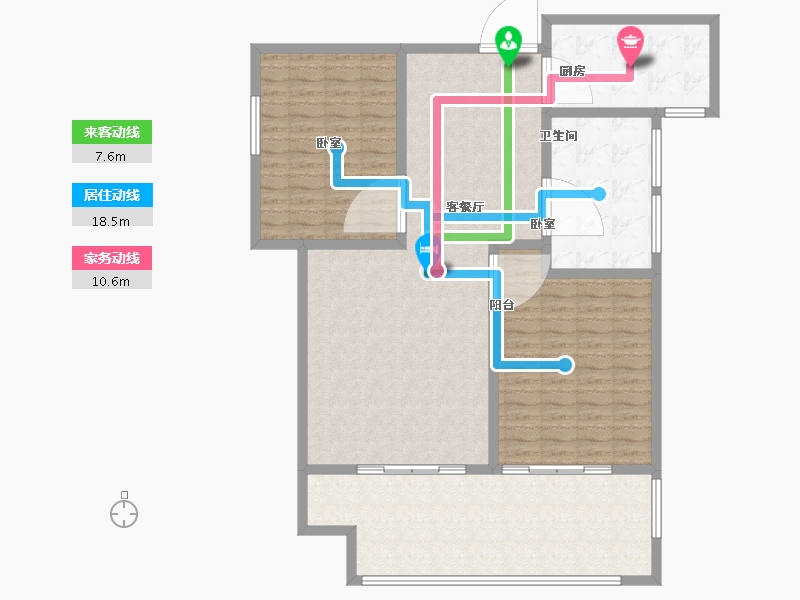 河北省-邢台市-中鼎麒麟郡+-134.00-户型库-动静线