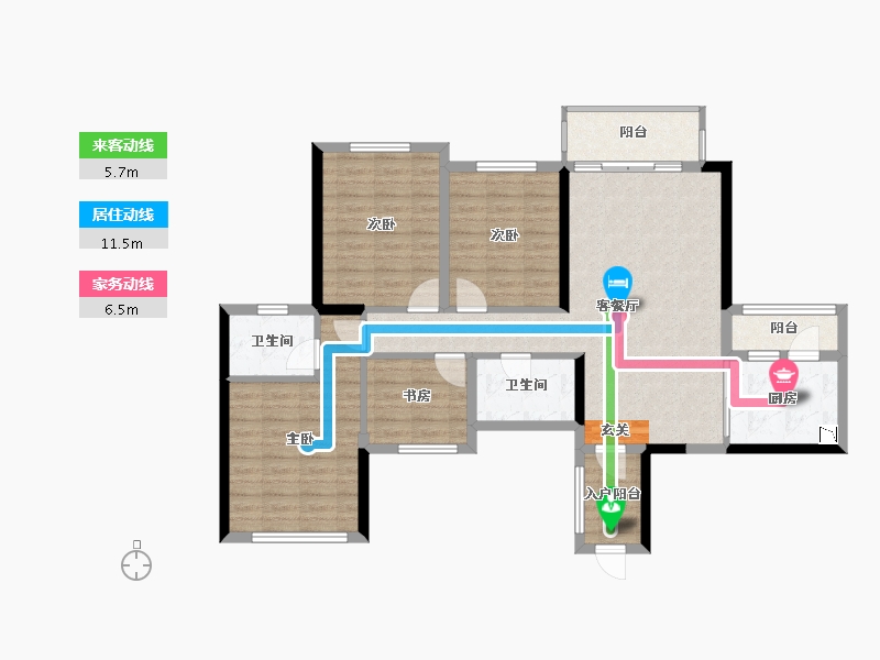 广西壮族自治区-柳州市-广投龙象城-102.39-户型库-动静线