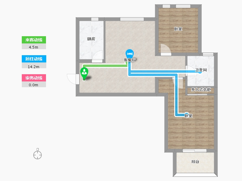 河北省-邢台市-悦檀台-70.74-户型库-动静线