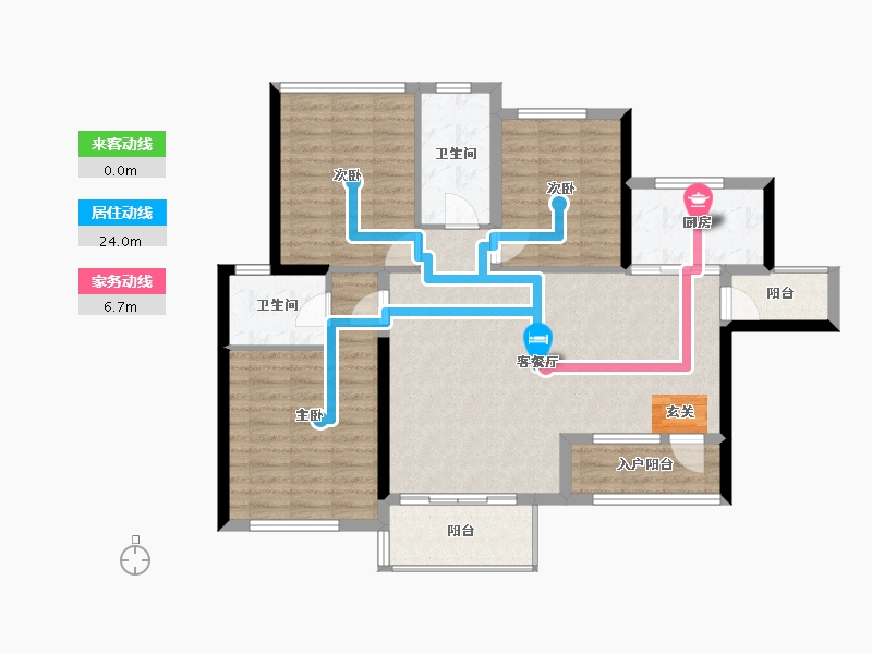 广西壮族自治区-柳州市-广投龙象城-100.30-户型库-动静线