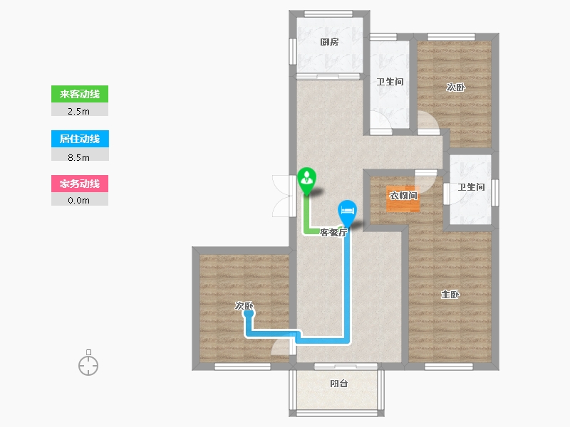 河北省-承德市-翰林府-94.18-户型库-动静线