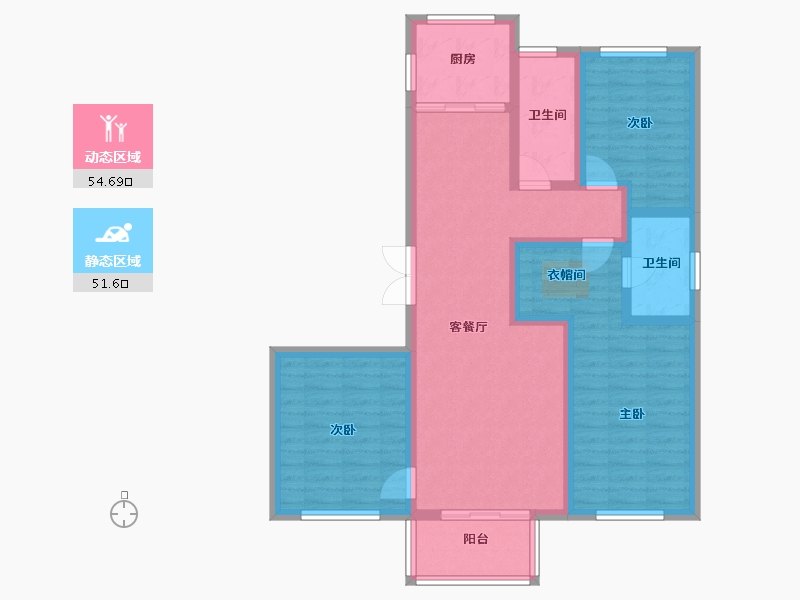 河北省-承德市-翰林府-94.18-户型库-动静分区