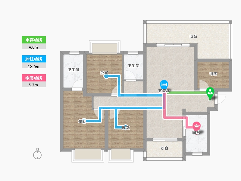 贵州省-遵义市-北大资源梦想城-98.77-户型库-动静线