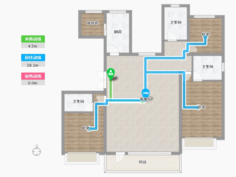 河北省-邢台市-皓顺尊-131.43-户型库-动静线