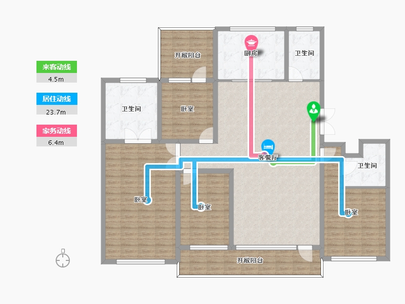 河北省-邢台市-皓顺和-165.17-户型库-动静线