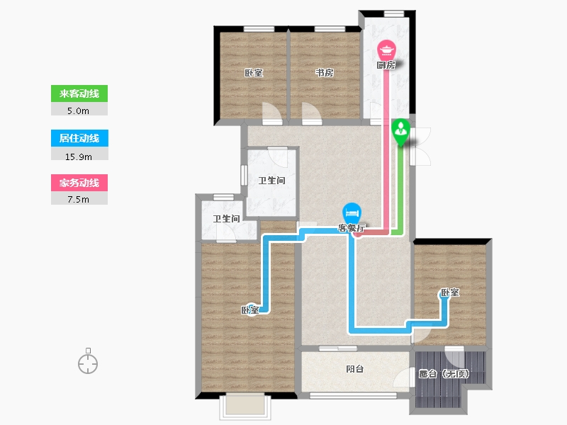 河北省-邢台市-邢台恒大悦府-120.94-户型库-动静线