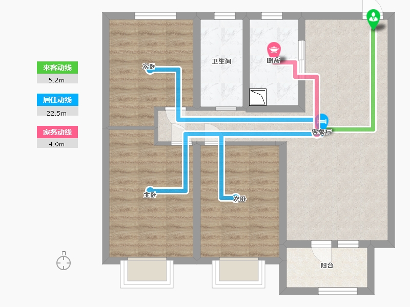 河北省-廊坊市-北辰香麓-78.20-户型库-动静线