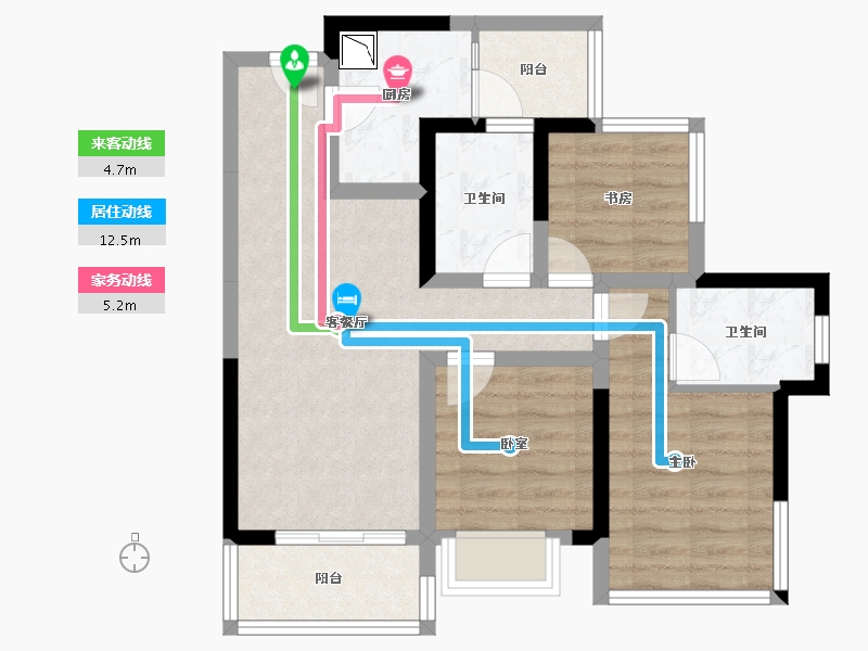 四川省-成都市-川港合作示范园-67.47-户型库-动静线