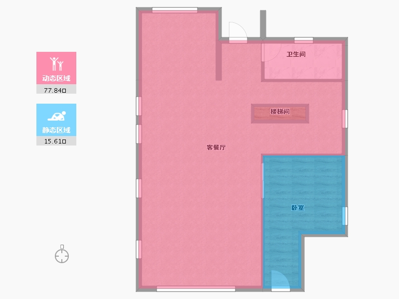 辽宁省-大连市-青澜山-86.43-户型库-动静分区