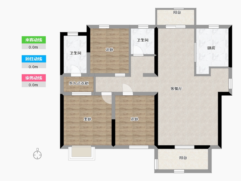 河南省-商丘市-绿地城5区-100.00-户型库-动静线