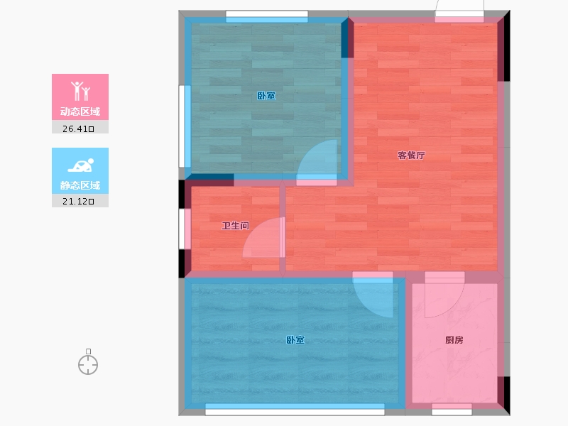 贵州省-遵义市-尧龙云海-41.51-户型库-动静分区