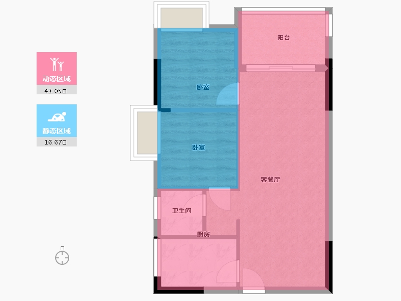 江西省-抚州市-才子巷-54.05-户型库-动静分区