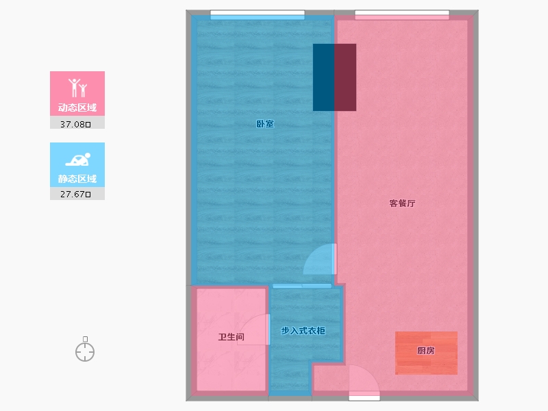 江苏省-无锡市-茂业时代广场-58.01-户型库-动静分区