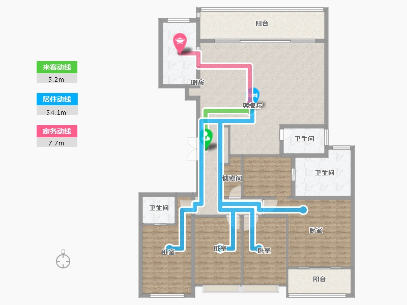 江苏省-南京市-华侨城天鹅堡-179.00-户型库-动静线