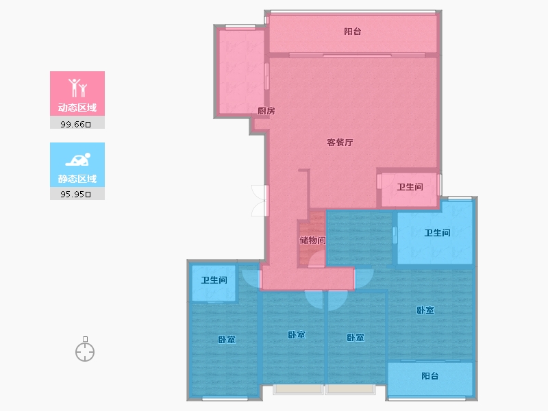 江苏省-南京市-华侨城天鹅堡-179.00-户型库-动静分区