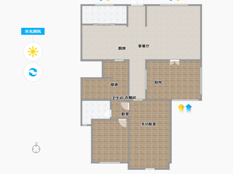 江苏省-常州市-路劲太湖院子-387.72-户型库-采光通风