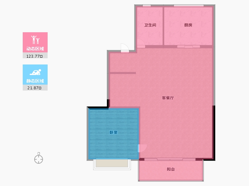 江苏省-无锡市-绿城凤起和鸣-136.38-户型库-动静分区