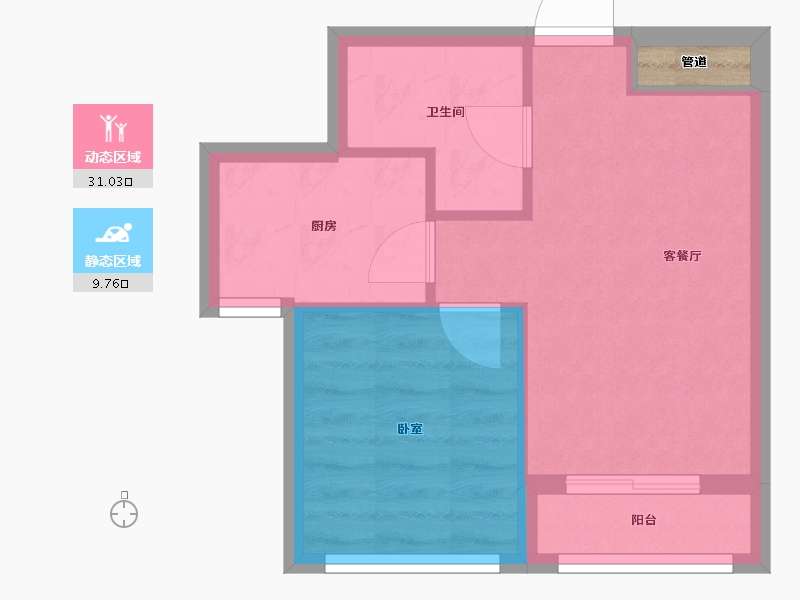 辽宁省-大连市-鹿港小镇-37.14-户型库-动静分区