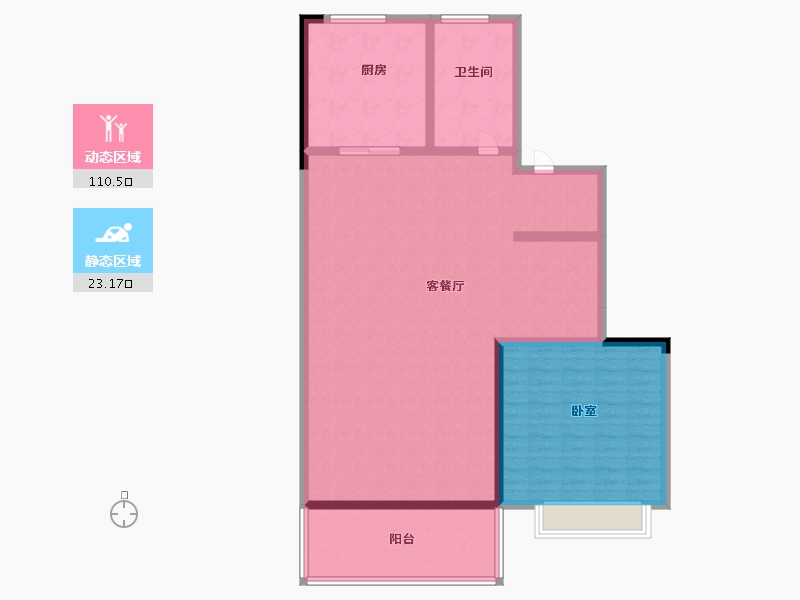 江苏省-无锡市-绿城凤起和鸣-121.99-户型库-动静分区