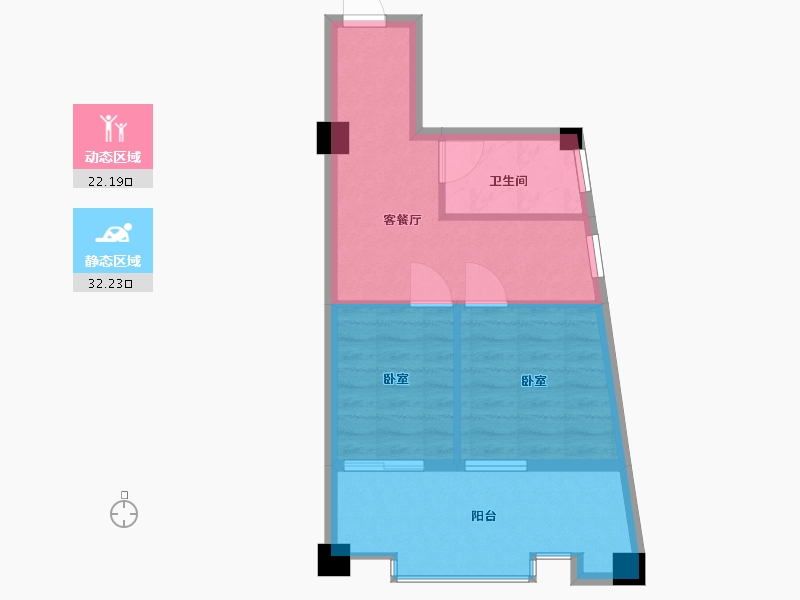 江苏省-苏州市-尚品-48.20-户型库-动静分区