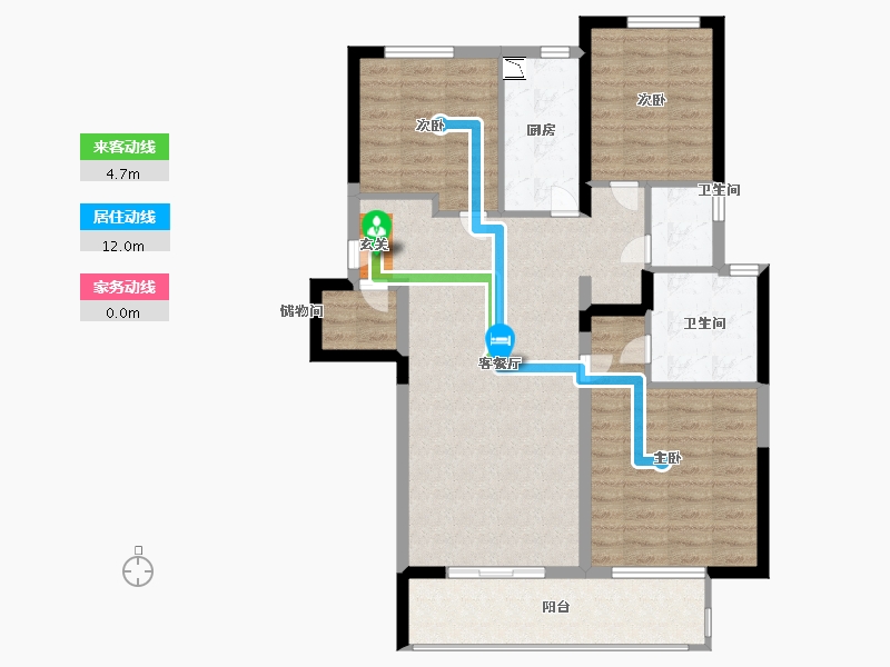 江苏省-南京市-璟悦名邸-91.99-户型库-动静线