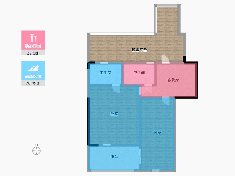 江苏省-无锡市-和玺-119.31-户型库-动静分区