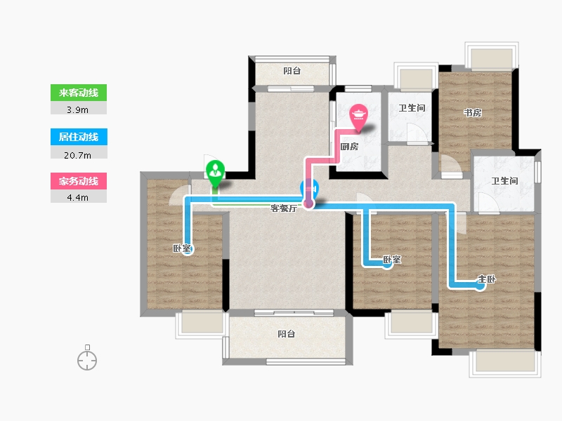 江西省-抚州市-硕丰大成-111.52-户型库-动静线