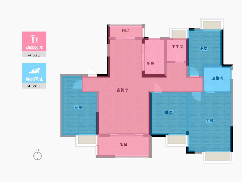 江西省-抚州市-硕丰大成-111.52-户型库-动静分区