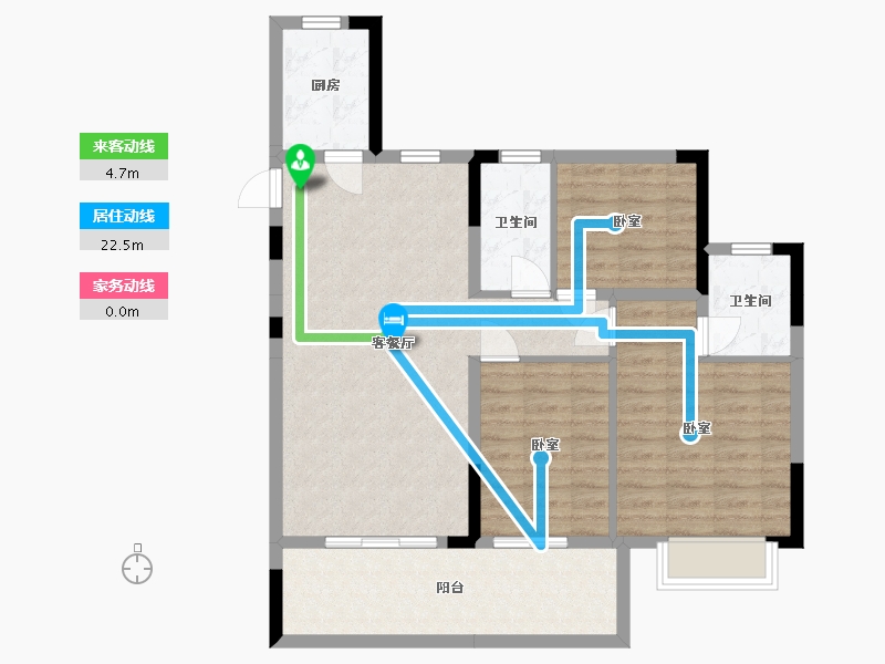 江西省-抚州市-成功朝阳郡-87.75-户型库-动静线