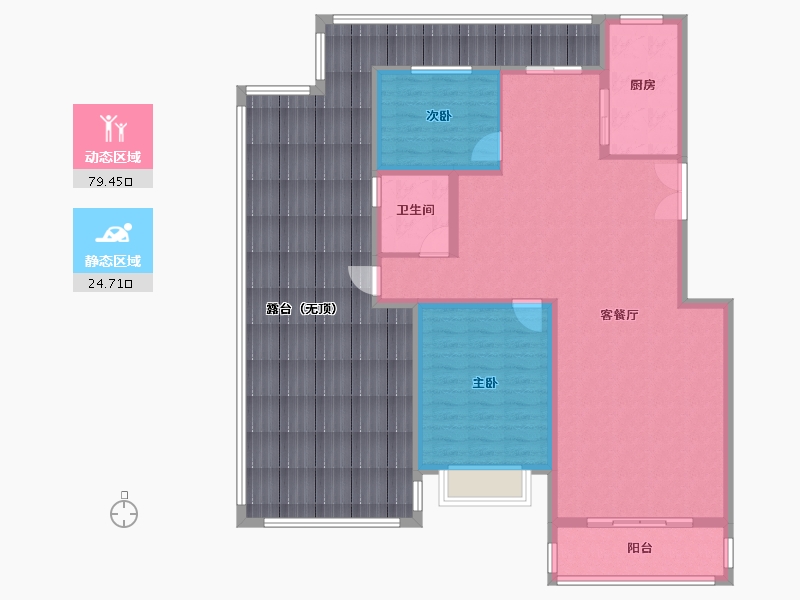 陕西省-榆林市-西港锦天城-148.37-户型库-动静分区