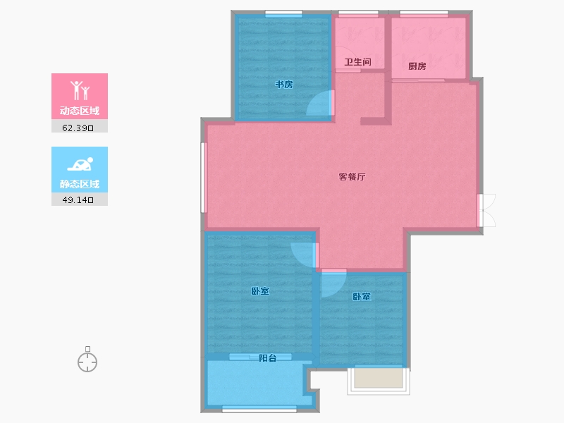 江苏省-徐州市-李集英才佳苑-101.00-户型库-动静分区