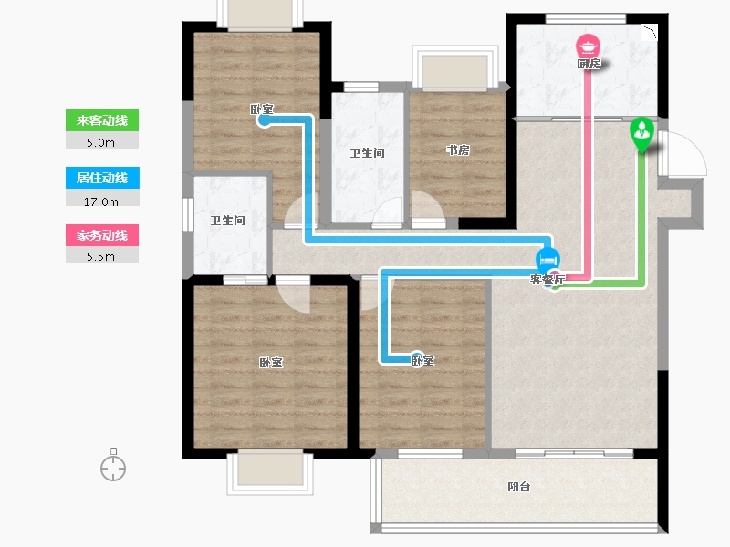 江苏省-无锡市-融侨悦府-102.01-户型库-动静线