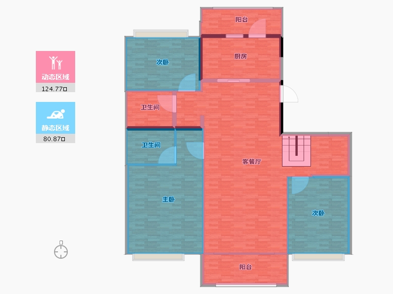 江苏省-南京市-碧桂园泊云间-192.60-户型库-动静分区