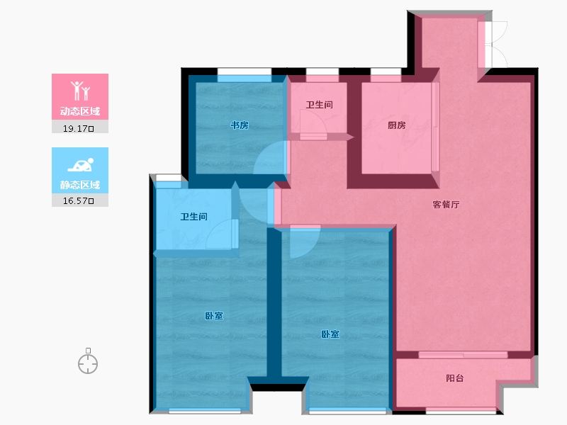 江苏省-徐州市-明发桃源名著-30.93-户型库-动静分区