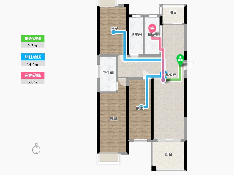 江西省-抚州市-抚州万锦城-92.00-户型库-动静线