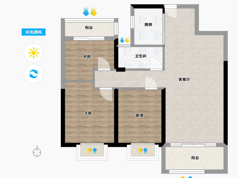 江西省-抚州市-硕丰大成-78.01-户型库-采光通风