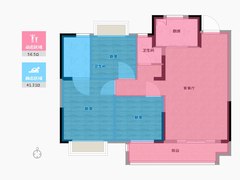 江西省-抚州市-当代阅MOΜΛ-88.00-户型库-动静分区