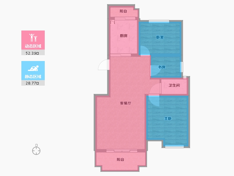 江西省-抚州市-御景华庭-72.50-户型库-动静分区