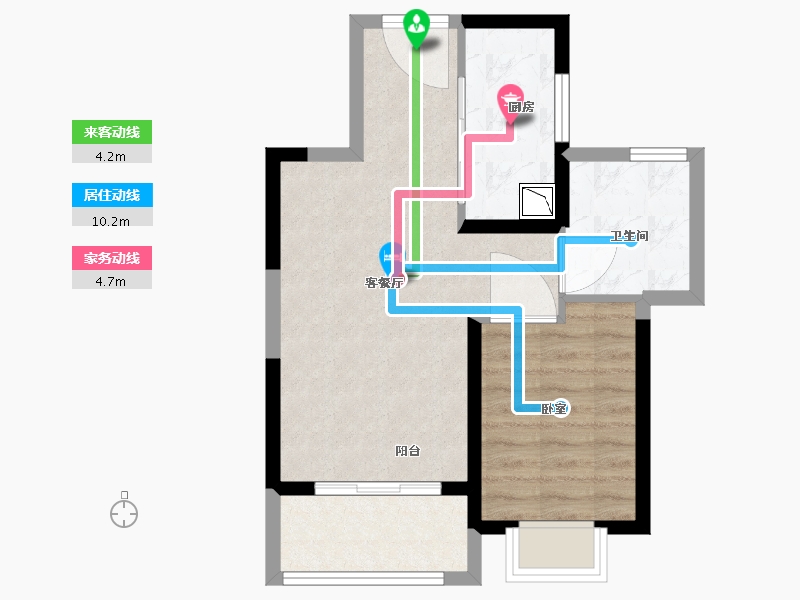 江苏省-无锡市-融创长江映-51.59-户型库-动静线