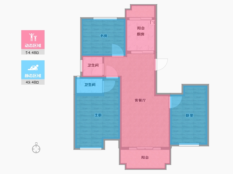 江西省-抚州市-御景华庭-93.30-户型库-动静分区