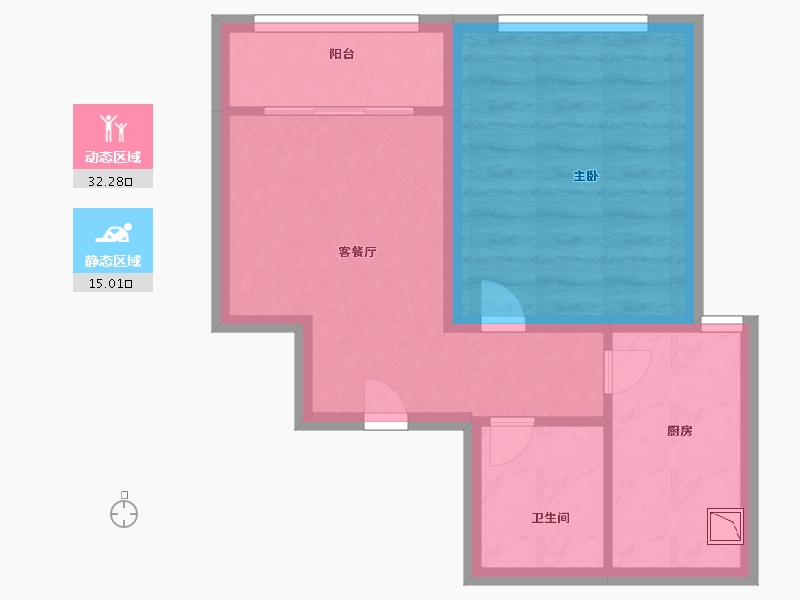 陕西省-榆林市-文庭雅苑-41.29-户型库-动静分区