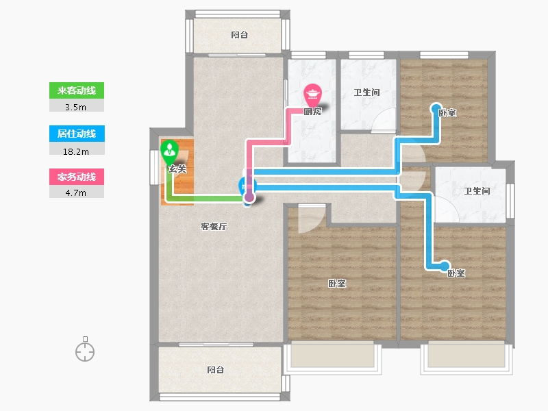 江苏省-徐州市-光明·泉城熙悦-101.01-户型库-动静线