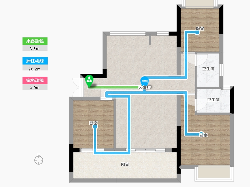 江西省-抚州市-成功朝阳郡-86.02-户型库-动静线