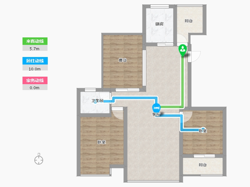 陕西省-宝鸡市-如园·城市运动公园-81.15-户型库-动静线