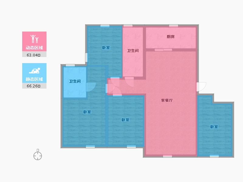 辽宁省-盘锦市-精工福地-116.01-户型库-动静分区