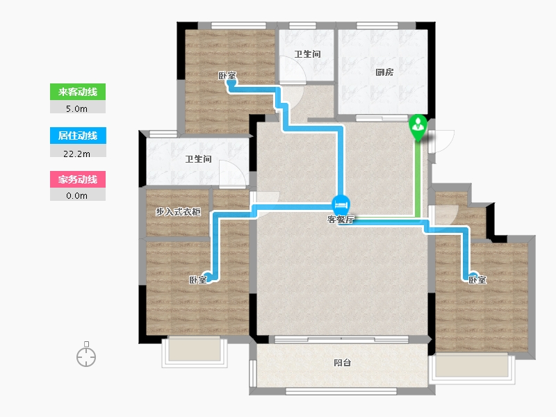 江苏省-无锡市-无锡融创文旅城-115.13-户型库-动静线