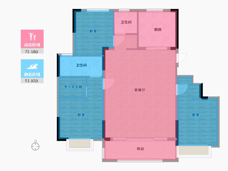 江苏省-无锡市-无锡融创文旅城-115.13-户型库-动静分区