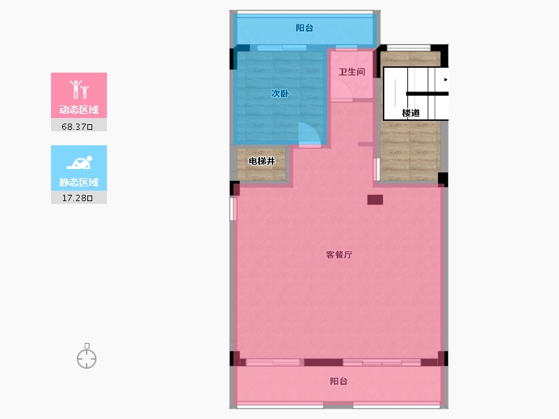 广西壮族自治区-北海市-金鼎花园-89.50-户型库-动静分区