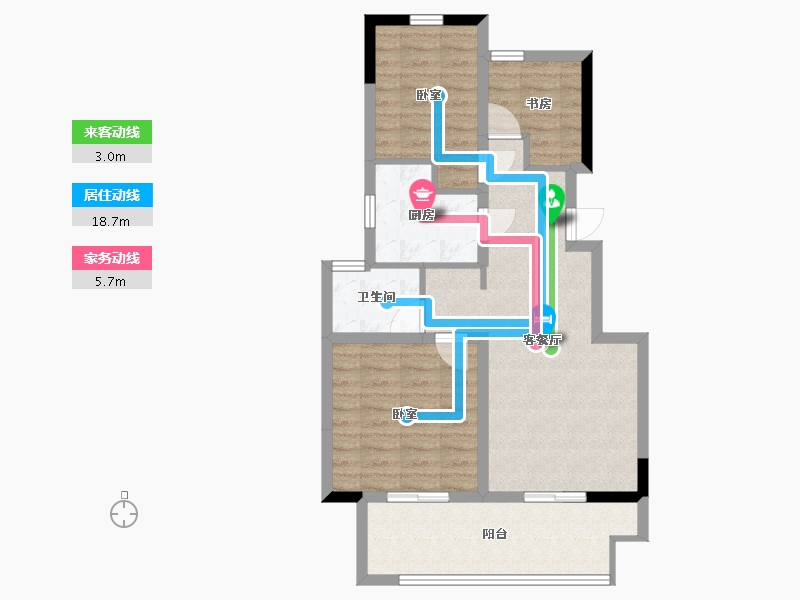 江苏省-无锡市-中奥光年-72.99-户型库-动静线