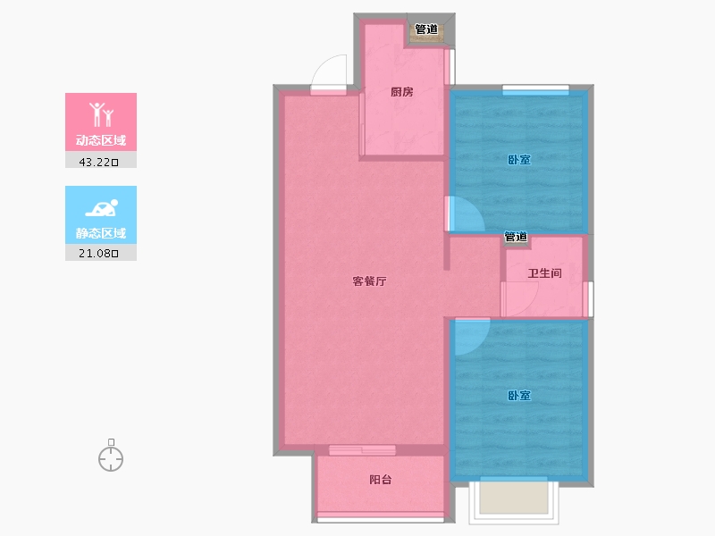 山西省-太原市-海唐金洲-58.11-户型库-动静分区